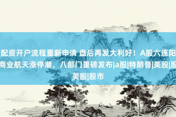 配资开户流程重新申请 盘后再发大利好！A股六连阳，商业航天涨停潮，八部门重磅发布|a股|特朗普|美股|股市